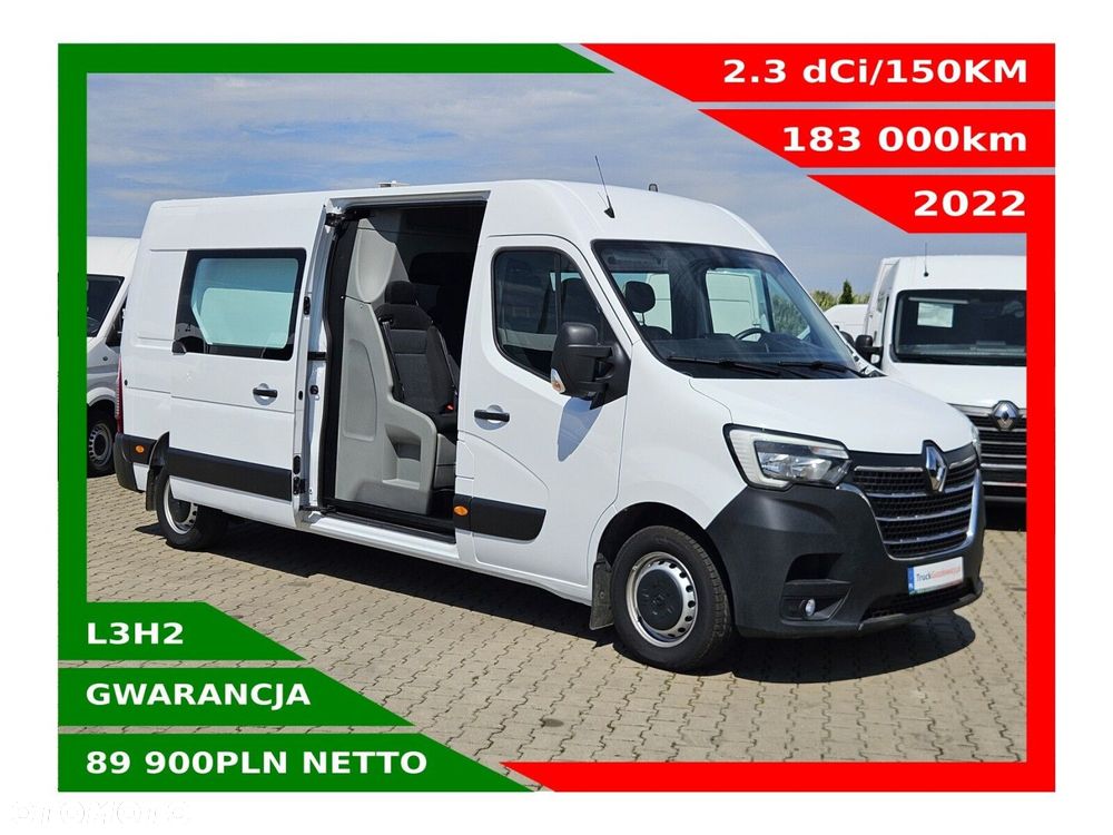 Renault Master L3H2 *89999zł Netto* Brygadówka 7 osób 2.3 dCi/150KM - 1