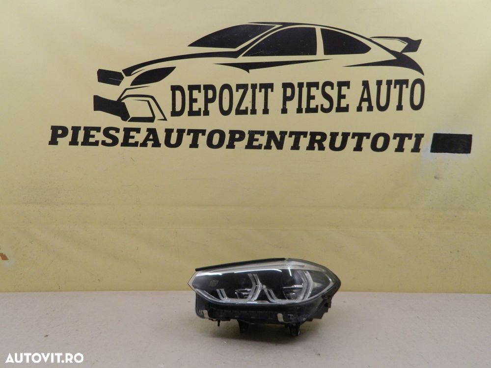 Far stanga BMW X3 / X4 G01 / G02 FULL LED Adaptiv, 2018, 2019, 2020, 2021, cod origine 8739653-04. - 2