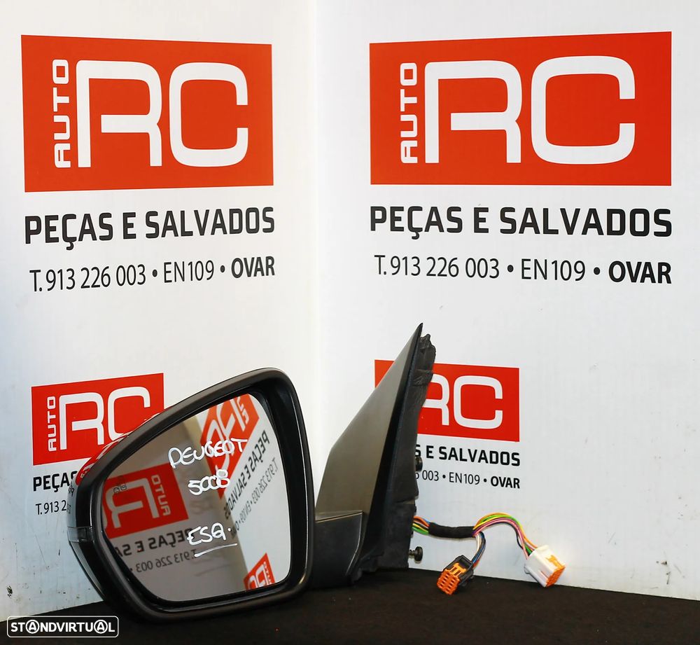 ESPELHO RETROVISOR ESQUERDO PEUGEOT 5008 - 1