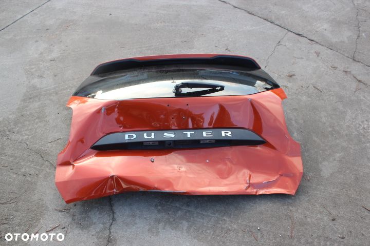 Klapa Bagażnika Kompletna Szyba Blenda Kamera Dacia Duster II 2021r kolor TEENZ uszkodzona - 1