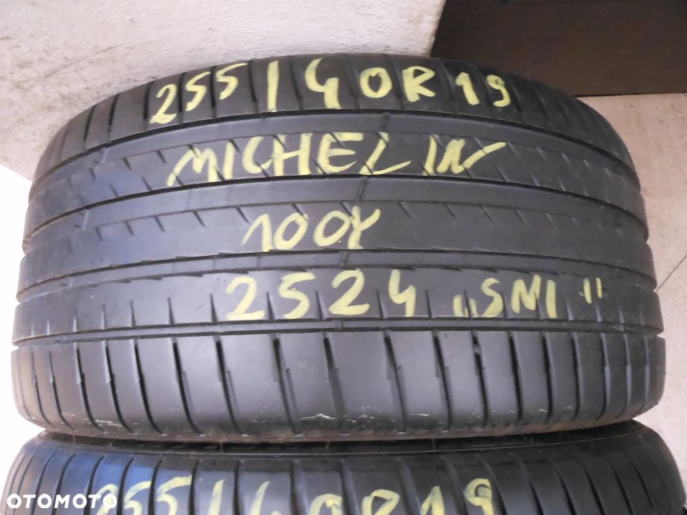 Opony 255/40r19 michelin pilot sport 4 * 6,4mm lato para - 2