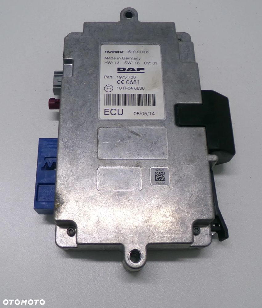 ECU NOVERO KOMPUTER STEROWNIK DAF XF 106 1975736 1610-01005 - 1