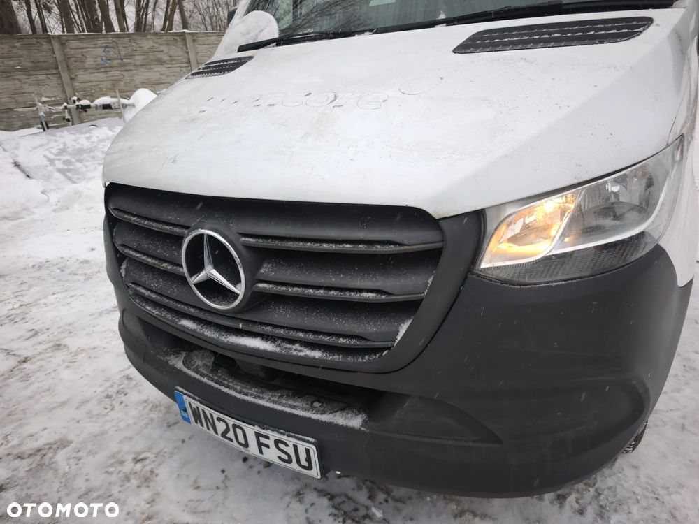 Przód kompletny przodek Mercedes-Benz Sprinter w907 2018- biały maska błotniki komplet chłodnic - 4