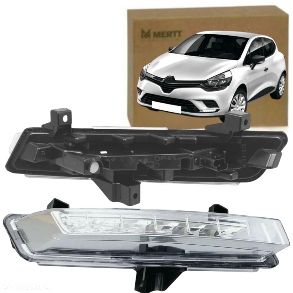 RENAULT CLIO IV 4 LIFT 2016-2020 LAMPY ŚWIATŁA LED JAZDY DZIENNEJ PRAWA - 2