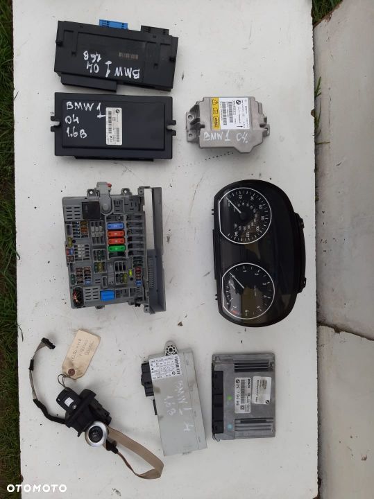 ZESTAW STARTOWY KOMPUTER BMW E87 1.6 B 7545046 - 1