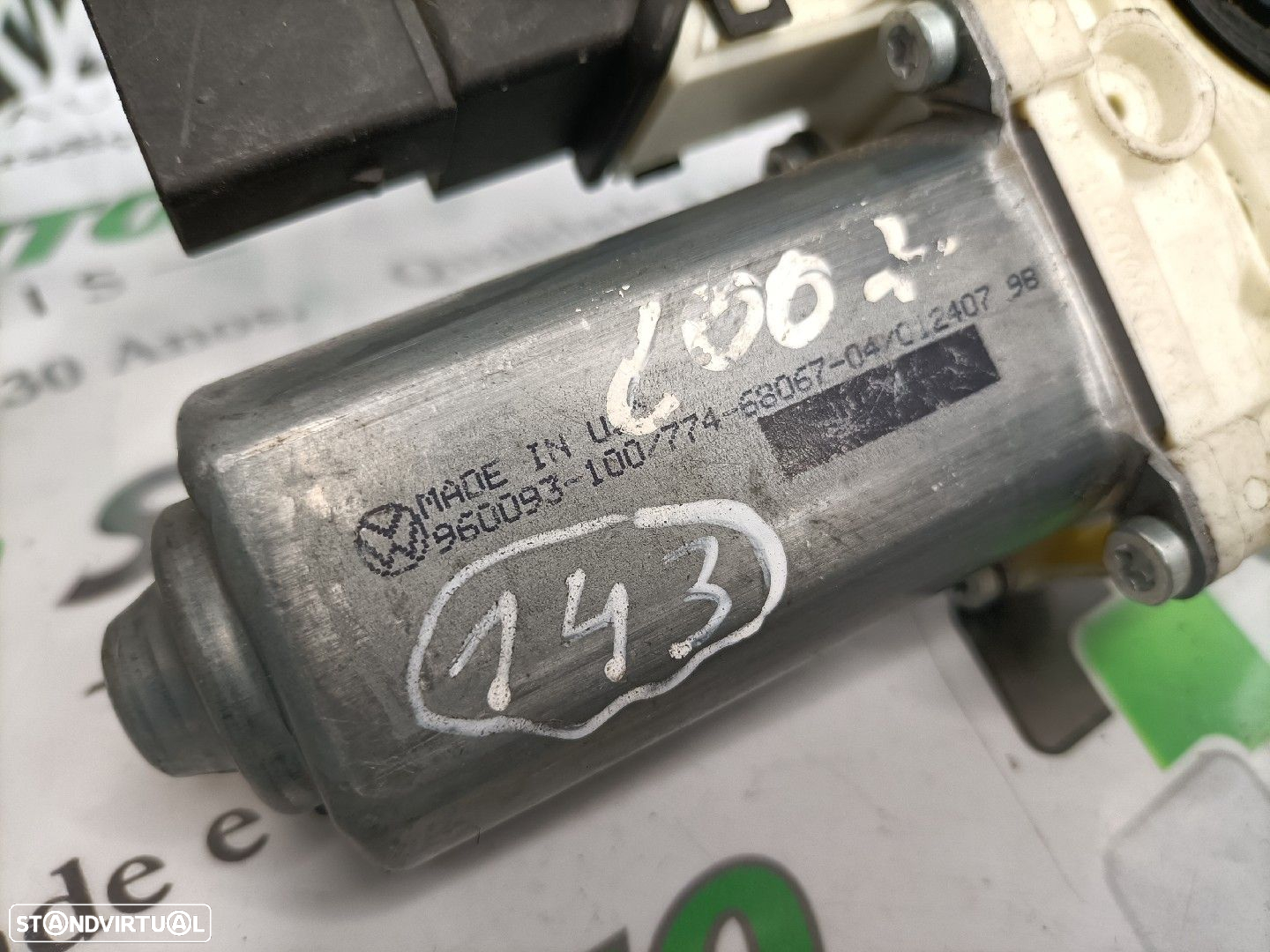 Motor Elevador Trás Esquerdo Volkswagen Jetta Iii (1K2) - 4