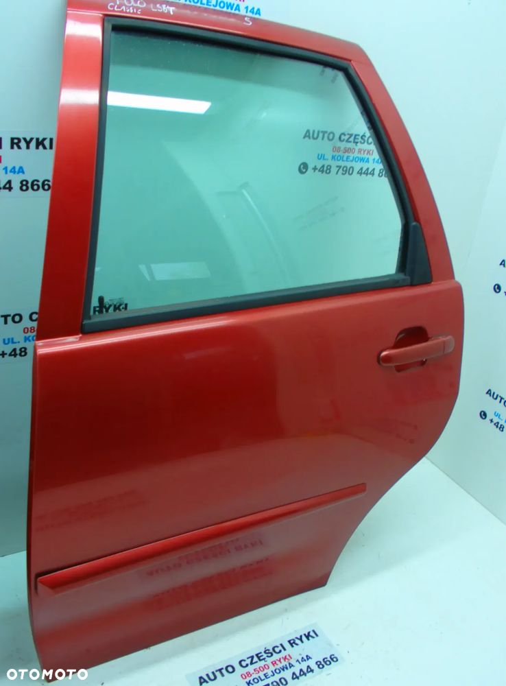 VW Polo classic 6N Drzwi LS3T Prawe Lewe Tył Zawasy Klamka Boczek Podnośnik Szyby - 2