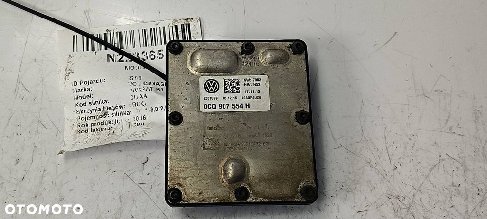 MODUŁ VOLKSWAGEN PASSAT B8 R-LINE 0CQ907554H - 1