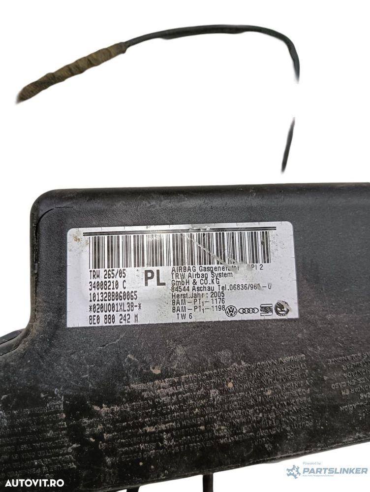 Airbag scaun dreapta fata AUDI A4 III 8EC, B7 2004 - 2008 8e0880242m - 2