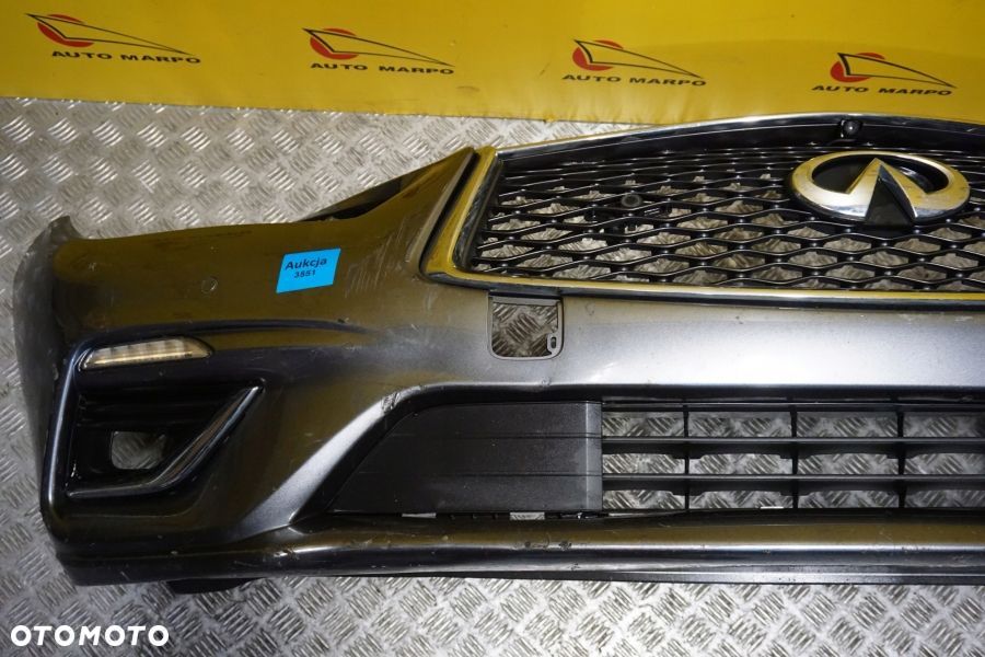 INFINITI Q50 LIFT 2018 - Zderzak Przód Przedni Atrapa Kratka PDC USA - 8