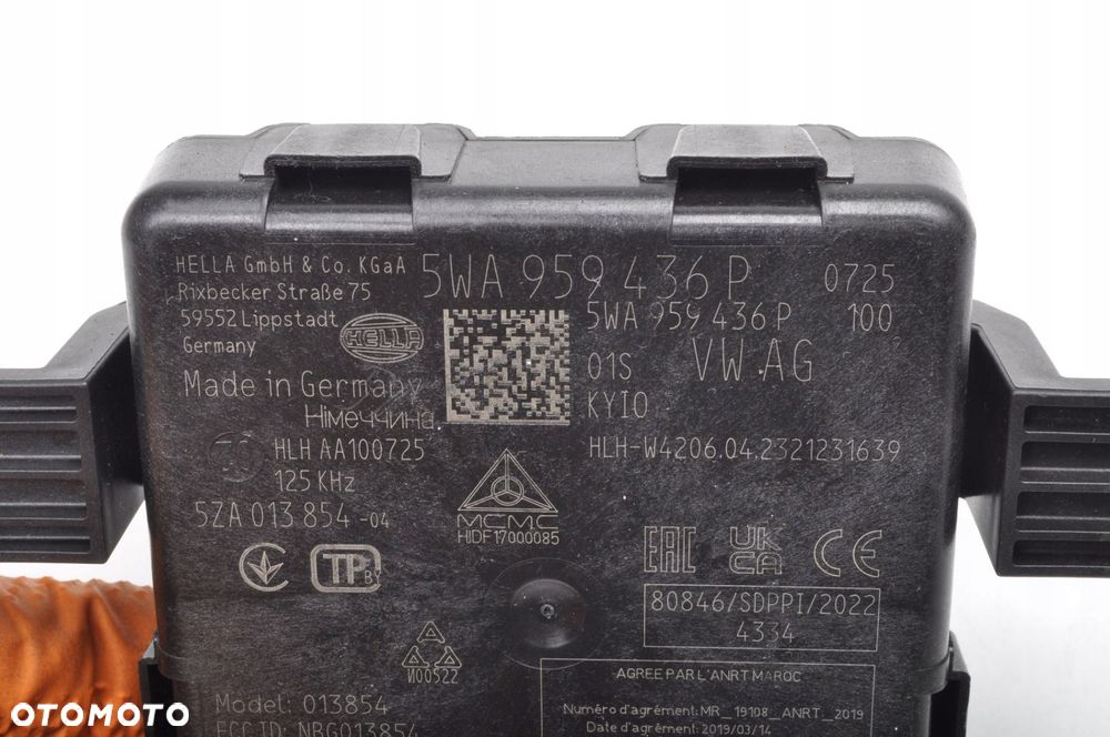 Audi A3 8Y VOLKSWAGEN GOLF VIII  MODUL STEROWNIK KEYLESS 2023R 5WA959436P - 4