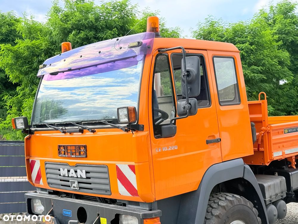 MAN * MAN 10-220 * Pług * Kiper Wywrotka Meiller * 4x4 * Zimowe Utrzymanie * Unimog * - 5