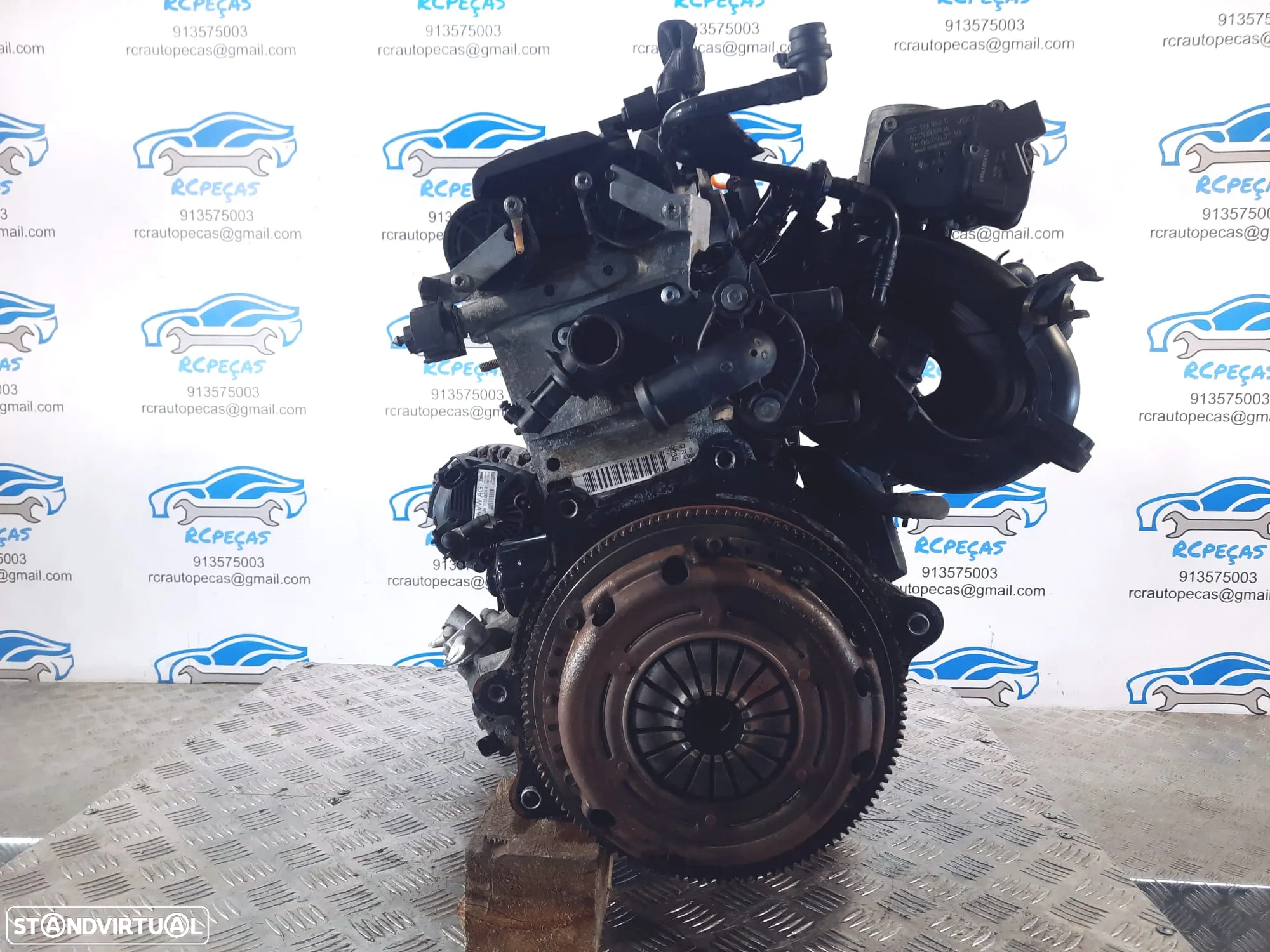 MOTOR COMPLETO 1.4i 16V 85CV CGG CGGB VW VOLKSWAGEN POLO V 5 MK5 GOLF VI 6 MK6 SEAT IBIZA 6J LEON 1P - 6