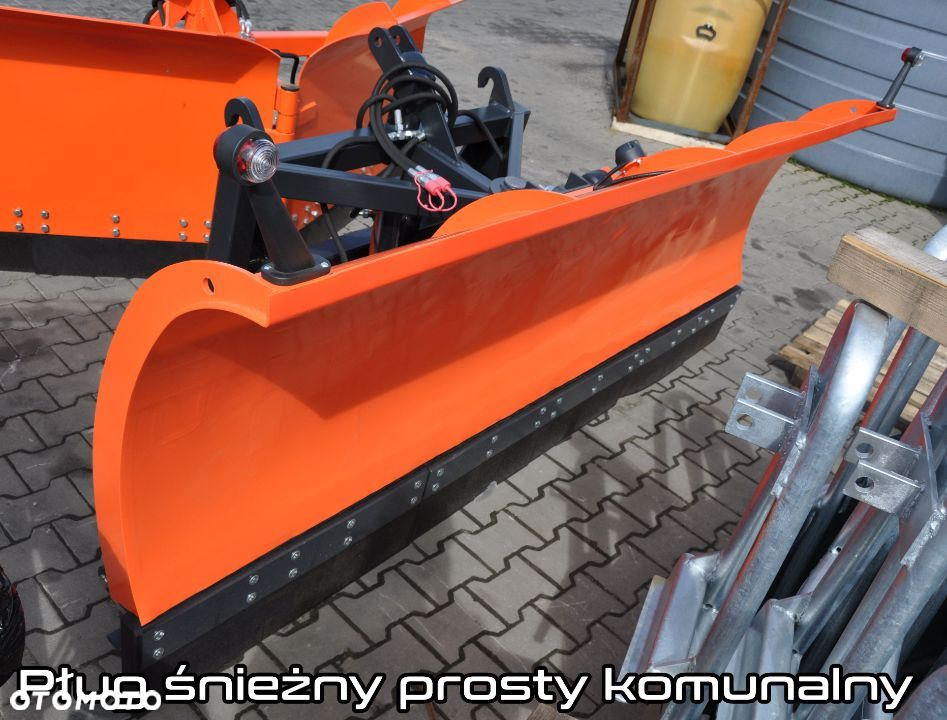 Pług śnieżny do śniegu PROSTY KOMUNALNY euroramka TUZ METAL TECHNIK 1,5m 1,56m 1,85m 2m 2,08m 2,6m 3 - 6