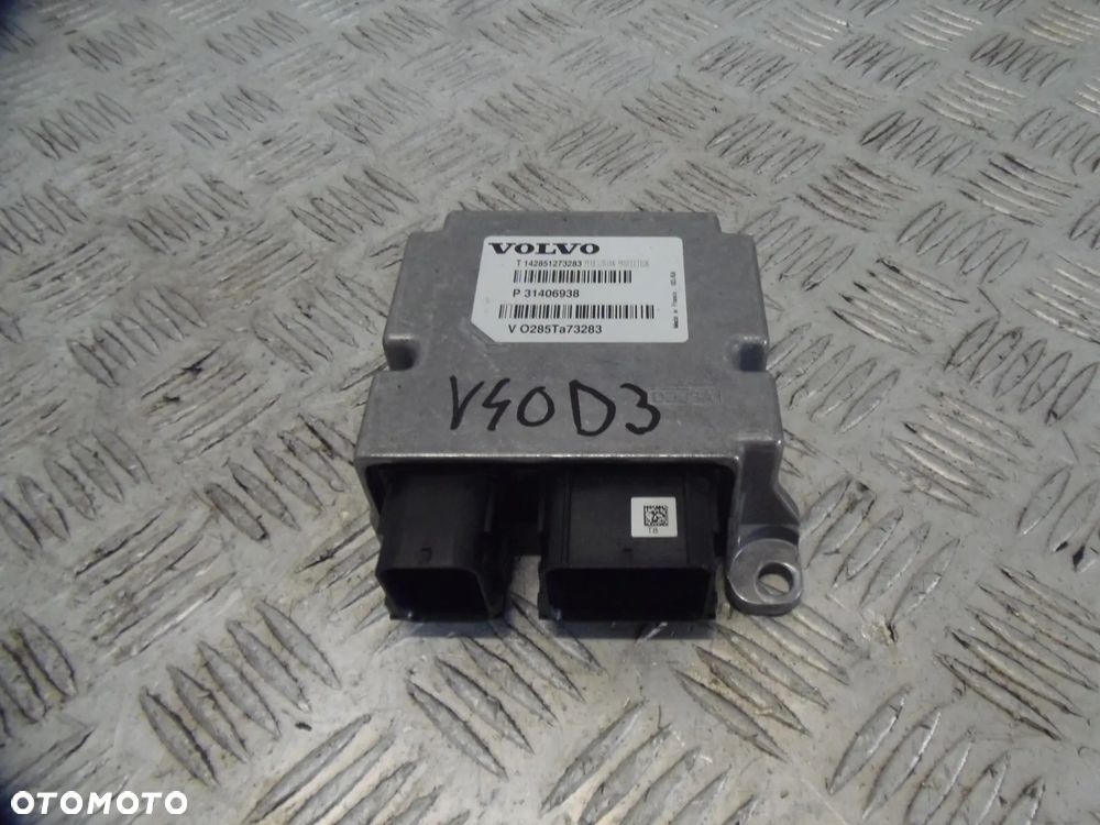 VOLVO V40 D3 014R MODUŁ SENSOR AIR BAG P31406938 - 1