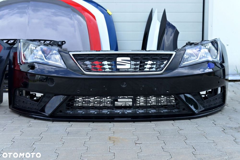 MASKA BŁOTNIK ZDERZAK PAS PRZEDNI BELKA LAMPA LED GRILL SEAT LEON III 3 5F 17- - 6