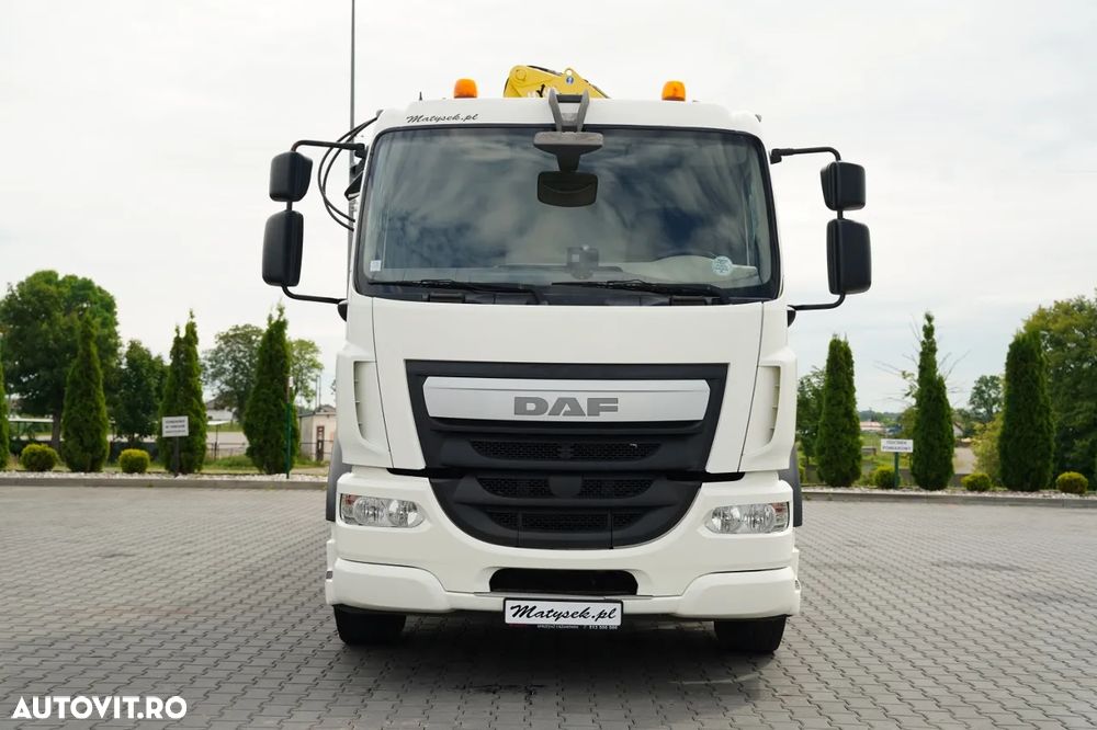 DAF LF 250 / 4X2 / LIVRARE - 7.3 + HDS HYVA HB 150X -E3 / RADIOCOMANDĂ / ROTATOARE / MAX. CAPACITATE DE RIDICARE: 5200 KG / EURO 6 - 15