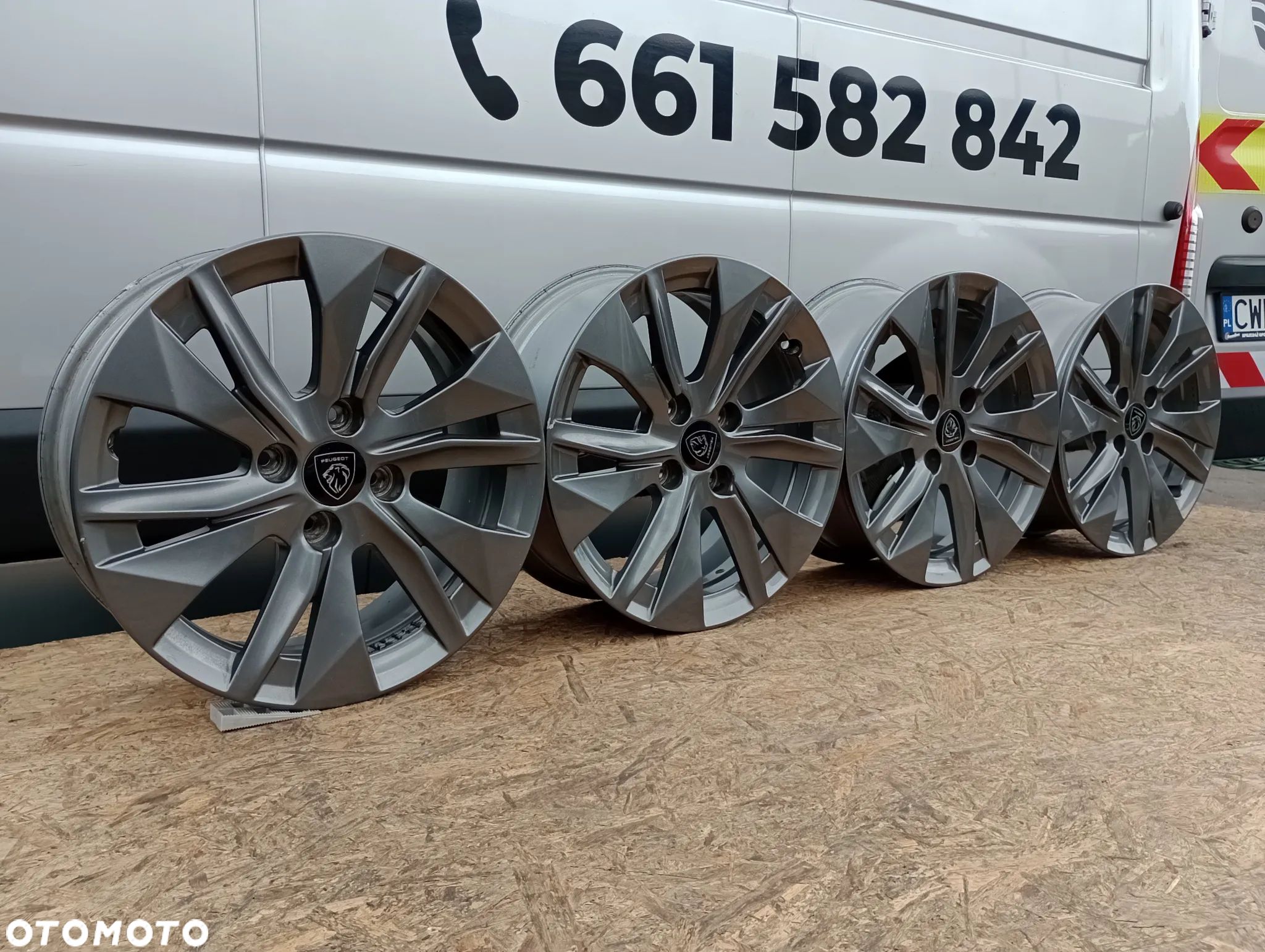 FELGI ALUMINIOWE 4x108 R16 6,5J ET32 PEUGEOT 208 2008 OPEL CORSA MOKKA CITROEN C3 C4 C4X - 1