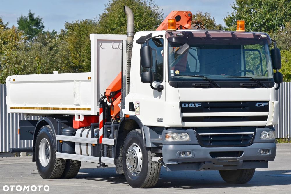 DAF CF 75.310 * Wywrotka 4,30 m + PK 11001 - KA * STAN BDB - 4