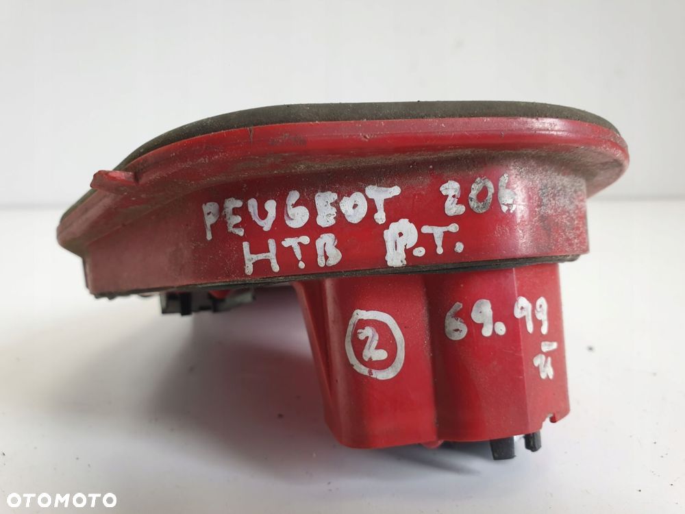 Peugeot 206 98-03 WKŁAD TYLNEJ LAMPY Prawy tył - 6