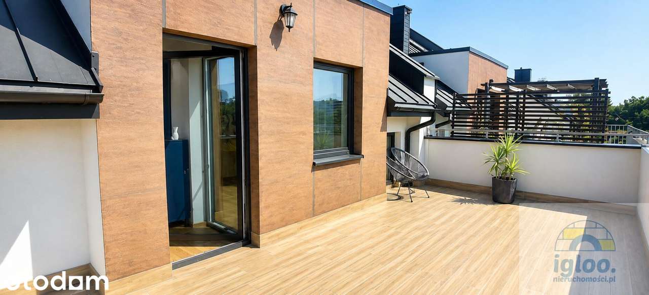 Apartament 3-pokopje -Urządzony -Taras -Miejsca postojowe -Białogon