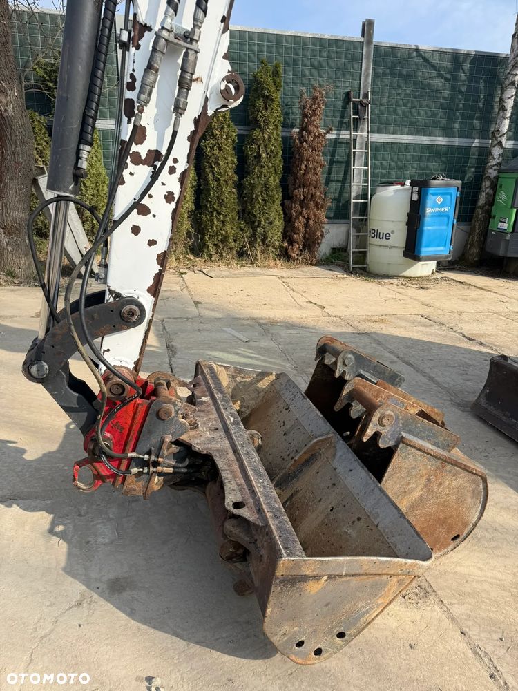 Bobcat E 50 z - Szybkozłacze hydr. , skarpówka hydrauliczna , łyżka 30 cm + 60 cm - 7