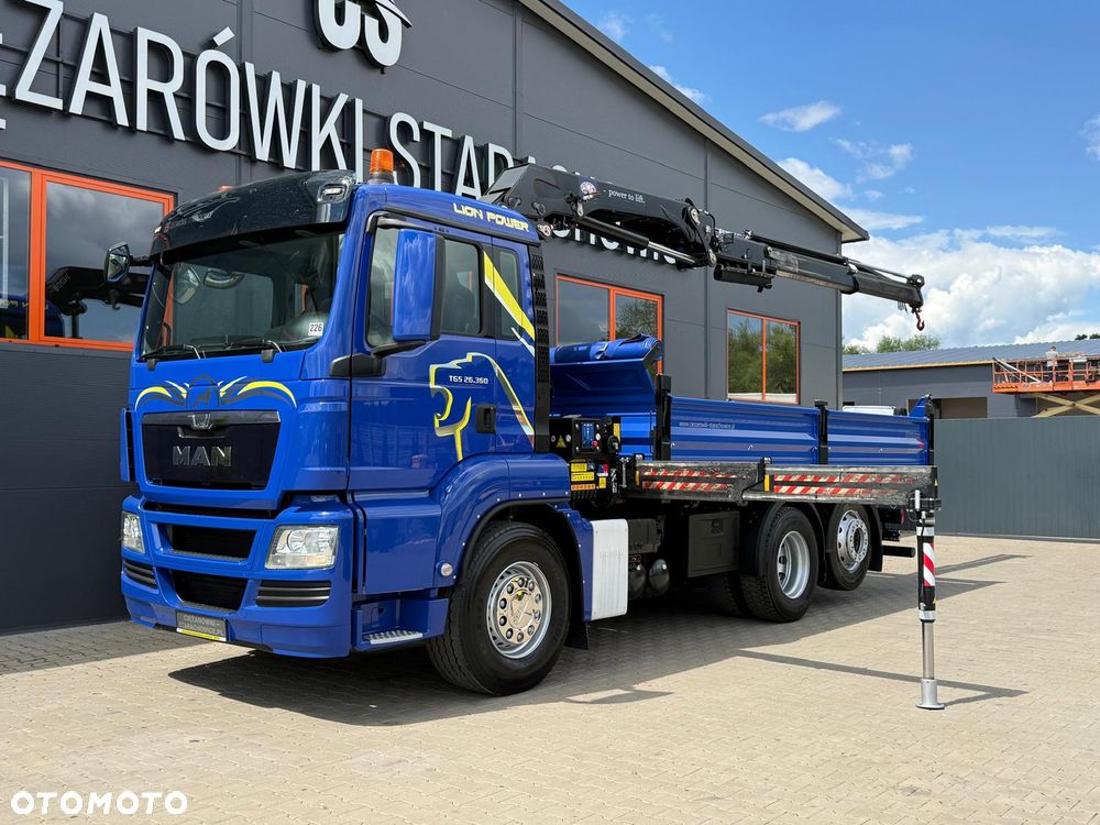 MAN TGM TGS TGX 26.360 // E5 // Klimatyzacja/ 6x2 6x4 // WYWROTKA 3-S // HMF 1420 K2 // kipper, krane, crane, żuraw, dźwig, wywrot - 15