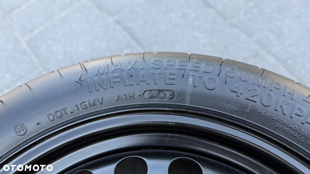 Koło dojazdowe r16 5x108 125/70 Ford focus ST Jaguar Volvo dojazdówka felga Hankook S300 95M - 6