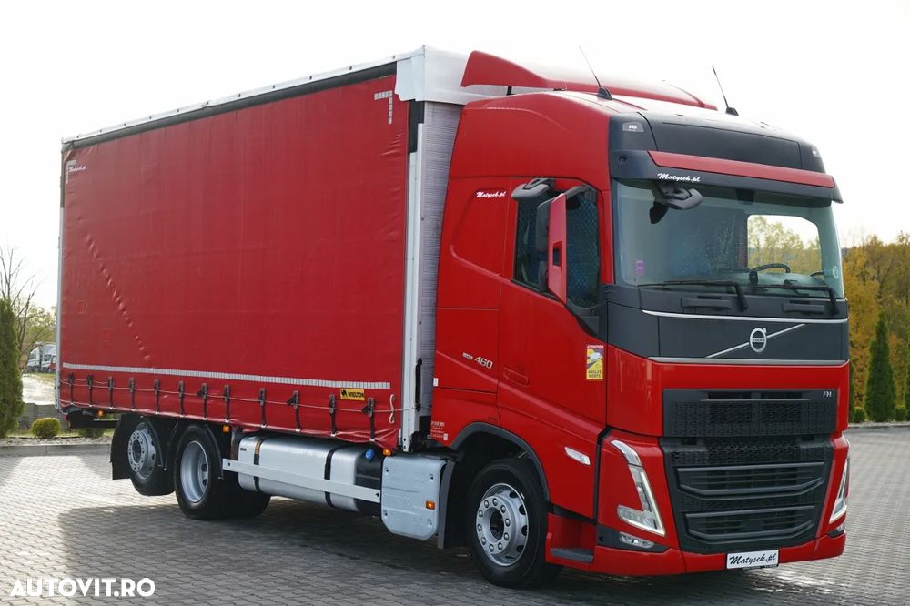Volvo FH 460 / SOLOWKA / I-SAVE / I-PARK COOL / DIRECȚIE ȘI PUNTE RIDICABILĂ / WIELTON / CORTINĂ ARMATĂ - 2
