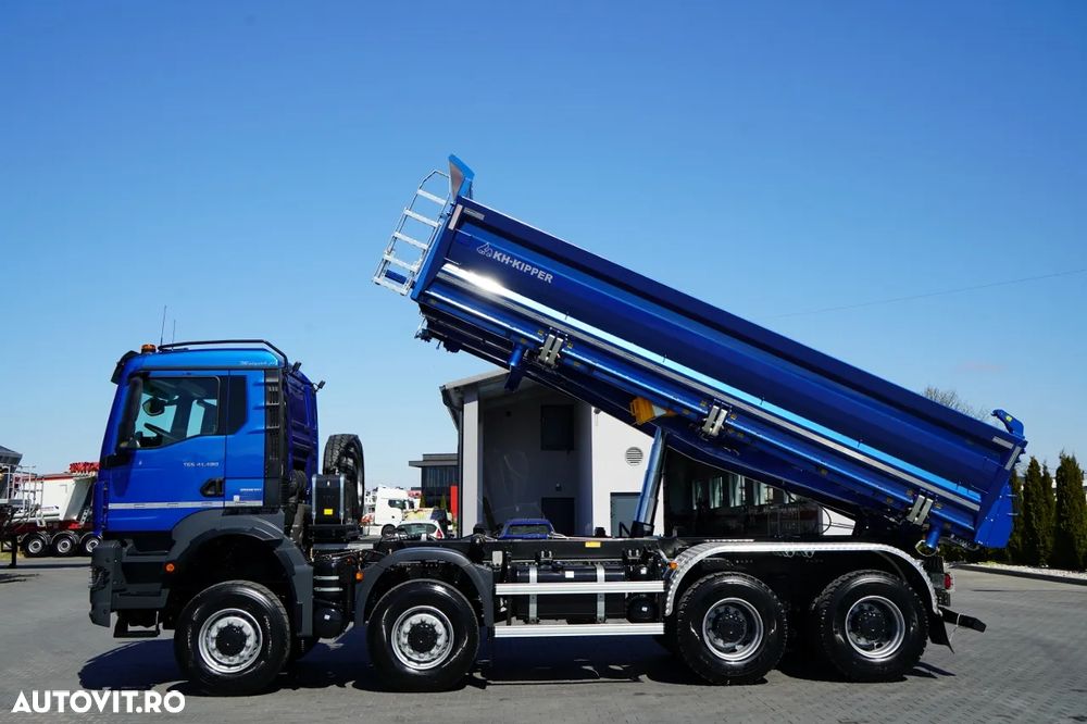 MAN TGS 41.480 / 8x6 / BASCULANĂ SPATE / MANUAL / NOU NOU / KH-KIPPER / - 4