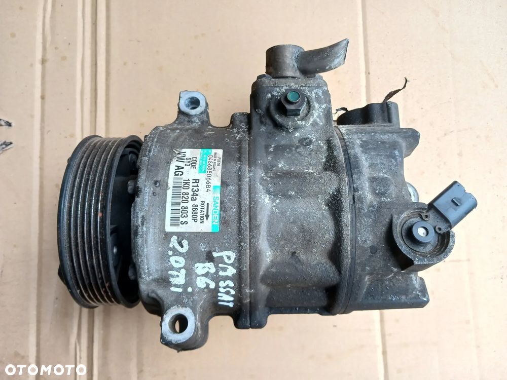 Kompresor klimatyzacji 1K0820803S SANDEN PXE16 R134A 048688066B4 volkswagen Passat B6 AUDI SEAT SKODA 2,0tdi - 1