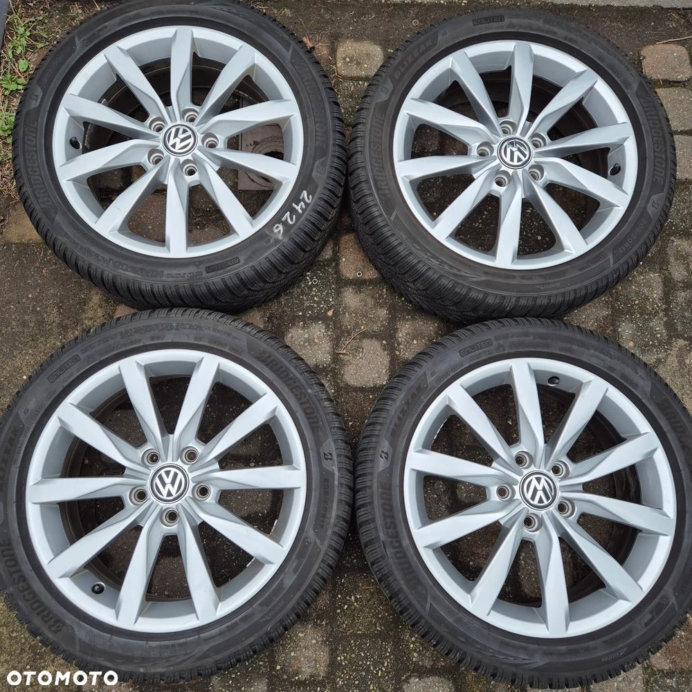 ZIMA KOŁA 17'' VW GOLF GTI CADDY TOURAN PASSAT LEON DIJON 205/50 R17 2024r - 1