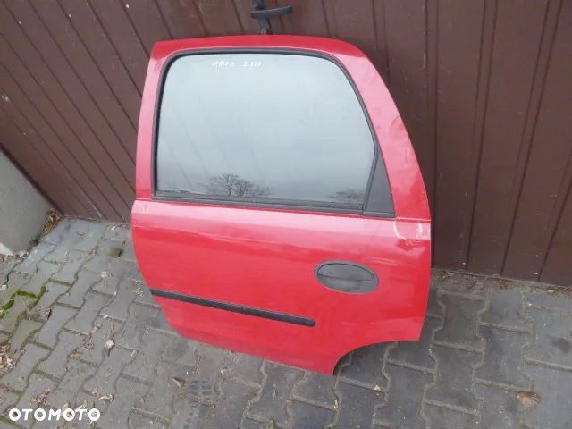 DRZWI LEWY TYŁ LEWE TYLNE KOMPLETNE OPEL CORSA C Z573 - 11