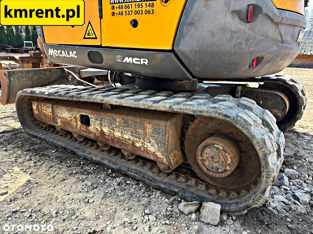 Mecalac 6 MCR MINI-KOPARKA 2014R. MTH: 2887! | 8 MCR  JCB 8055 8050 55 Z 51 Z VOLVO ECR 48 CAT 305 KUBOTA KV YANMAR VIO KOMATSU PC50 - 27