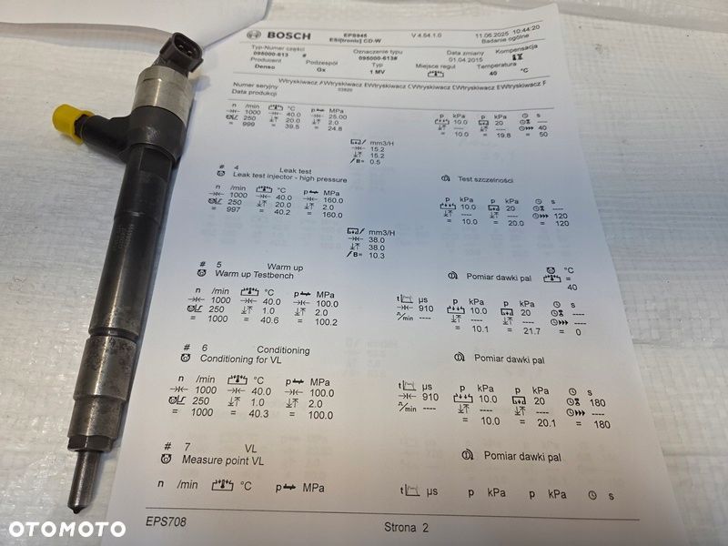 WTRYSK WTRYSKI WTRYSKIWACZE OPEL ASTRA K J MERIVA B 1.6 CDTI 55578075 - 14