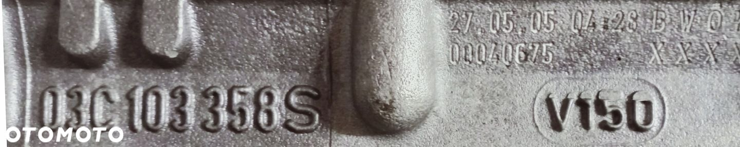 Głowica VW SKOD AUDI 1,4-1,6 16V 03C103358S v150 kod. BLF - 7