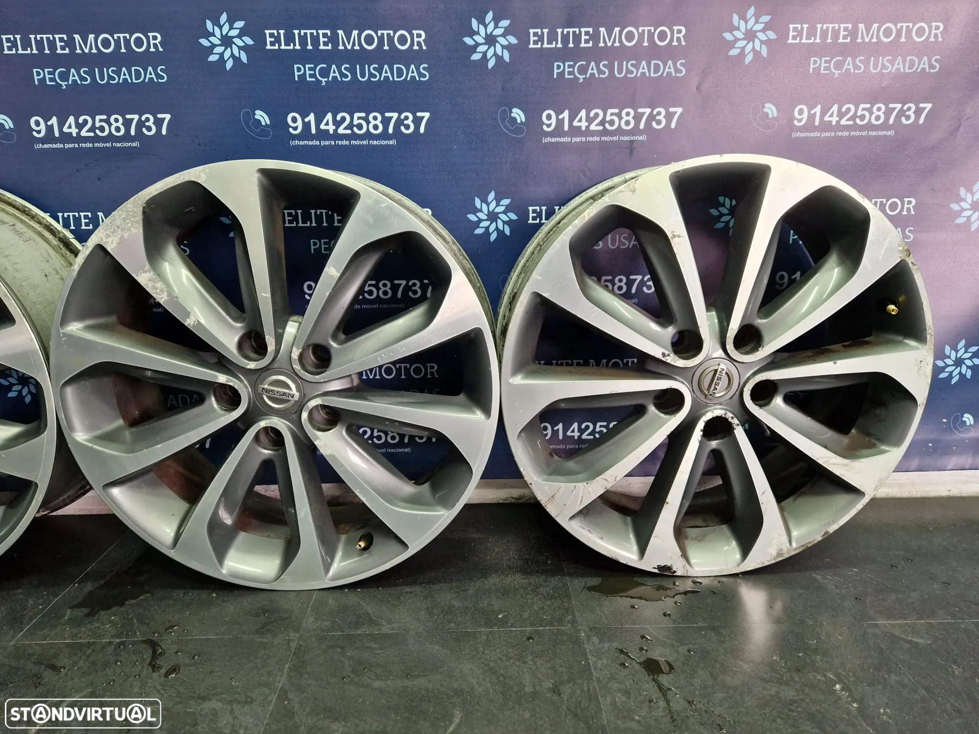 Jantes usadas 18 NISSAN QASHQAI J10 TEKNA +2 - 4