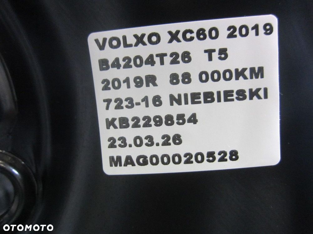 VOLVO XC60 II XC 60 DOJAZDÓWKA KOŁO DOJAZDOWE ZAPASOWE 18'' ZAPAS 31680220 - 11
