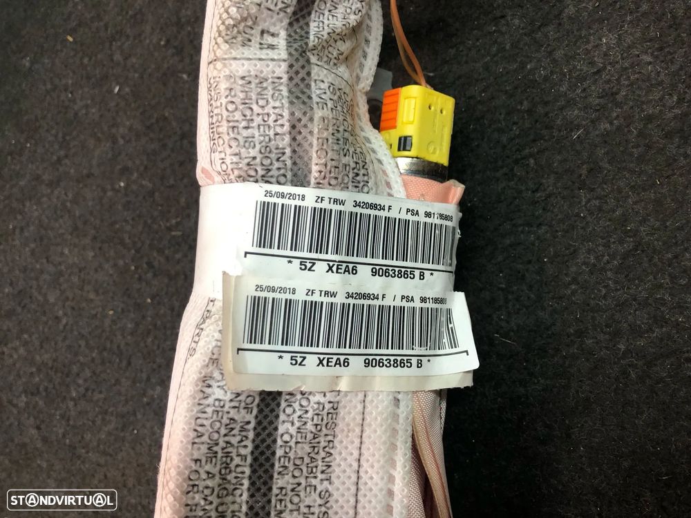 CITROEN C3 III CORTINA DE AIRBAG TEJADILHO - Z496 - 8