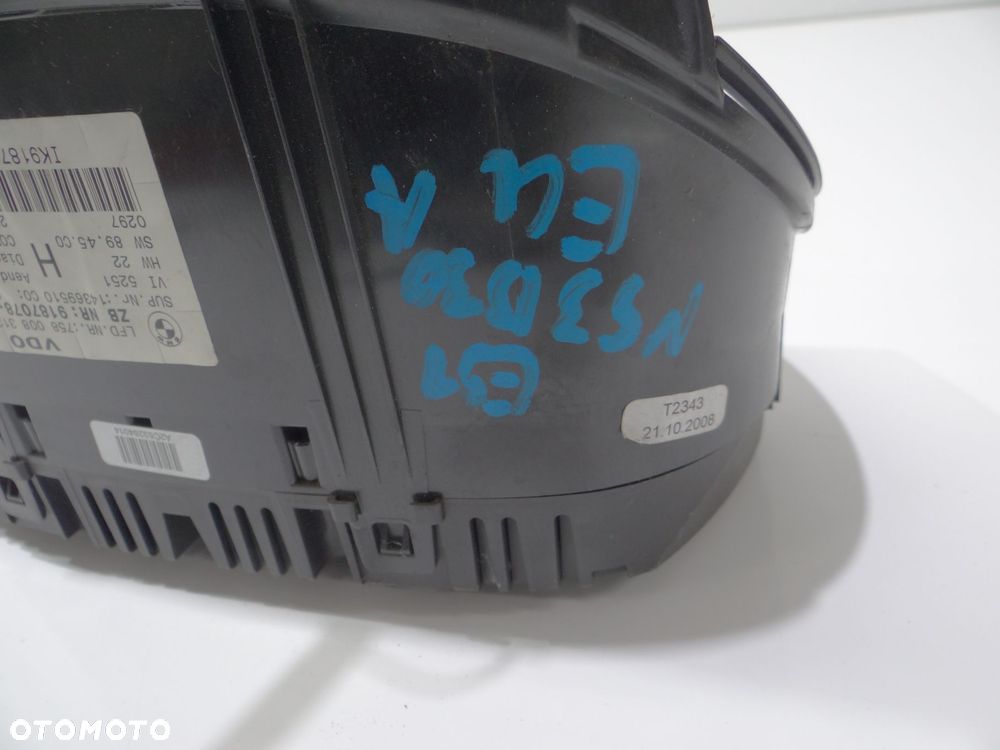 LICZNIK ZEGARY BMW E90 E91 BENZYNA N53 3.0i EUOPA 9187078 - 7