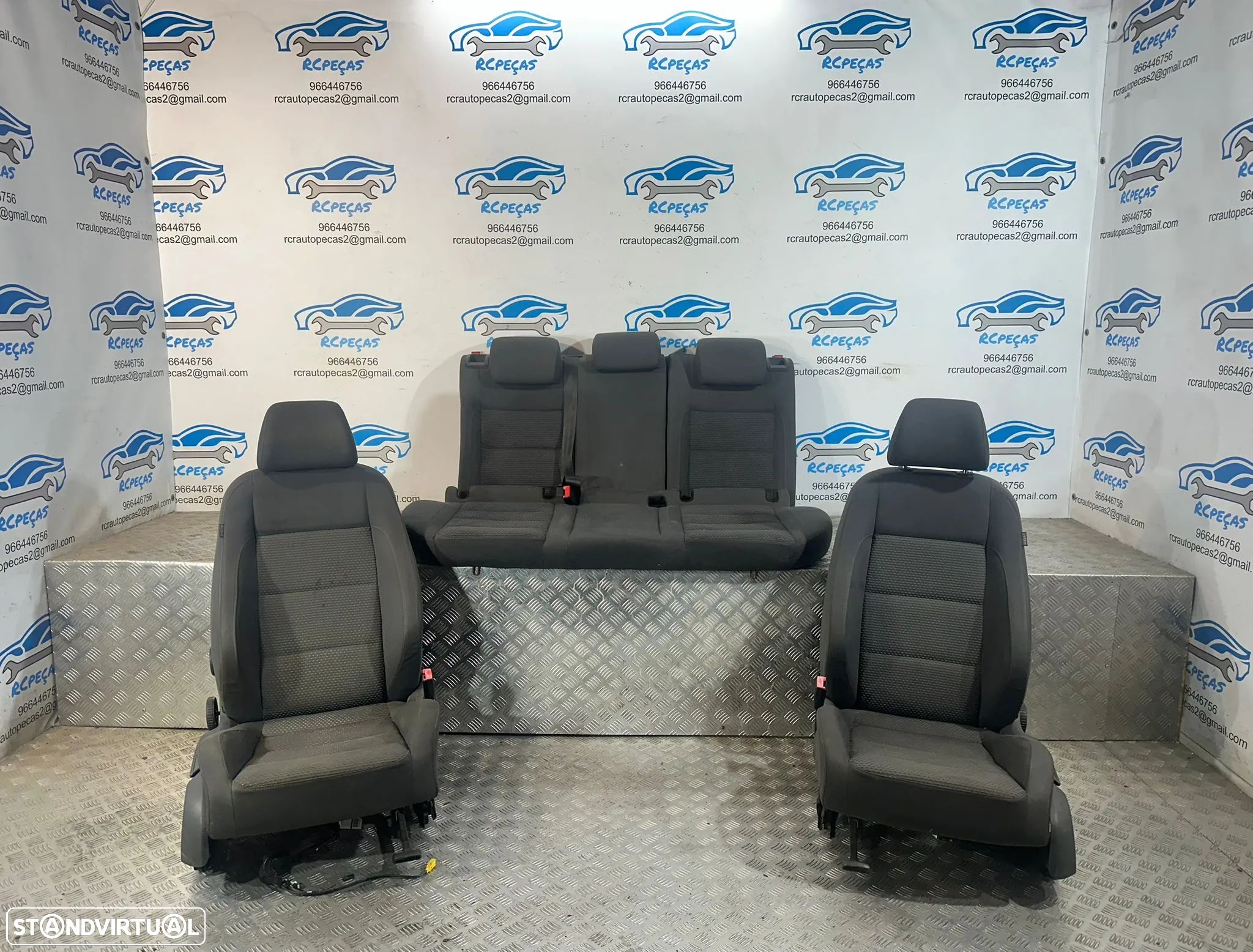 .Conjunto Bancos Tecido Volkswagen VW Golf 5 Mk5 V 5 portas 2004 a 2009 - 1