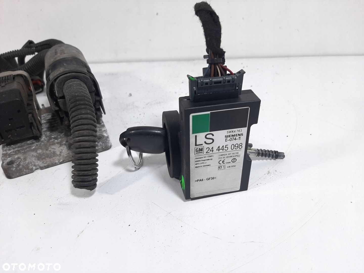 OPEL CORSA C 1.0 3D 04R STEROWNIK SILNIKA ZESTAW 24420558 KLUCZ STACYJKA - 10