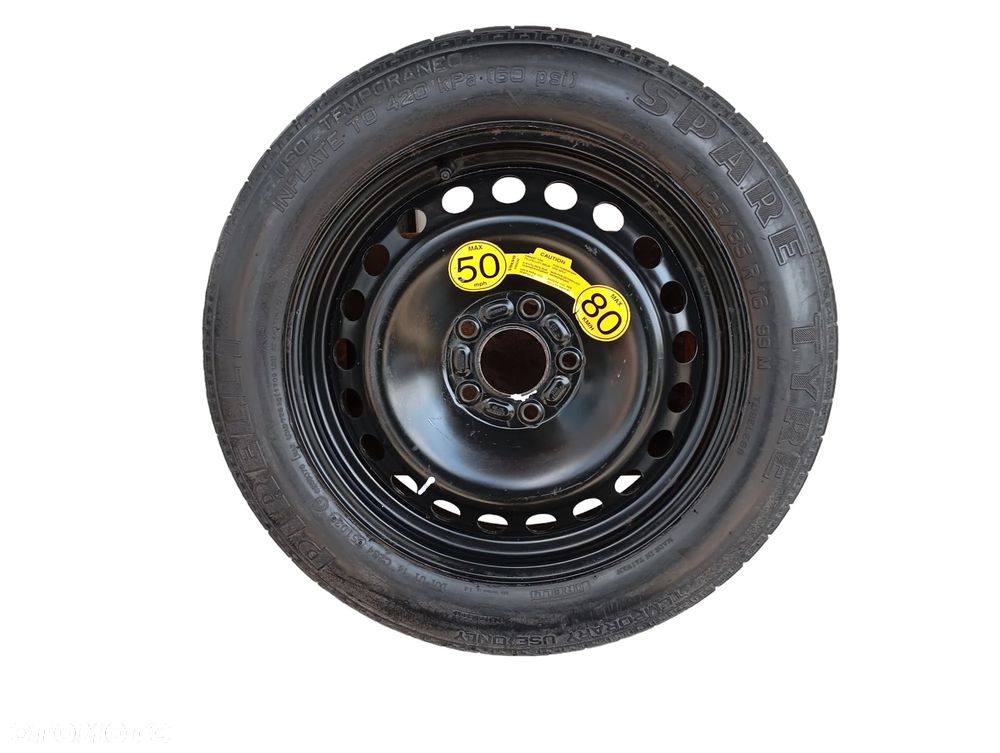 Koło Zapasowe Dojazdowe 125/85 R16 5x108 63,4MM ET:25 Volvo V40 V50 Ford 2160823 30683913  - Gwarancja Wysyłka - 1