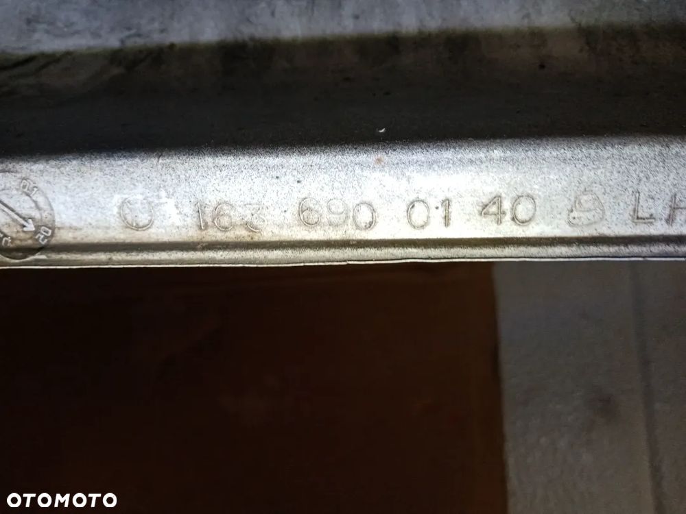 Nakładka listwa progu lewa Mercedes ML W163 1636900140 - 7