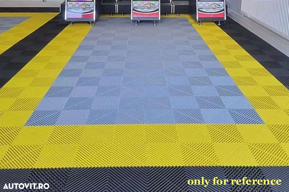 Pardoseala Modulara Ventilata pentru Garaj Depozit Gri Deschis - 3