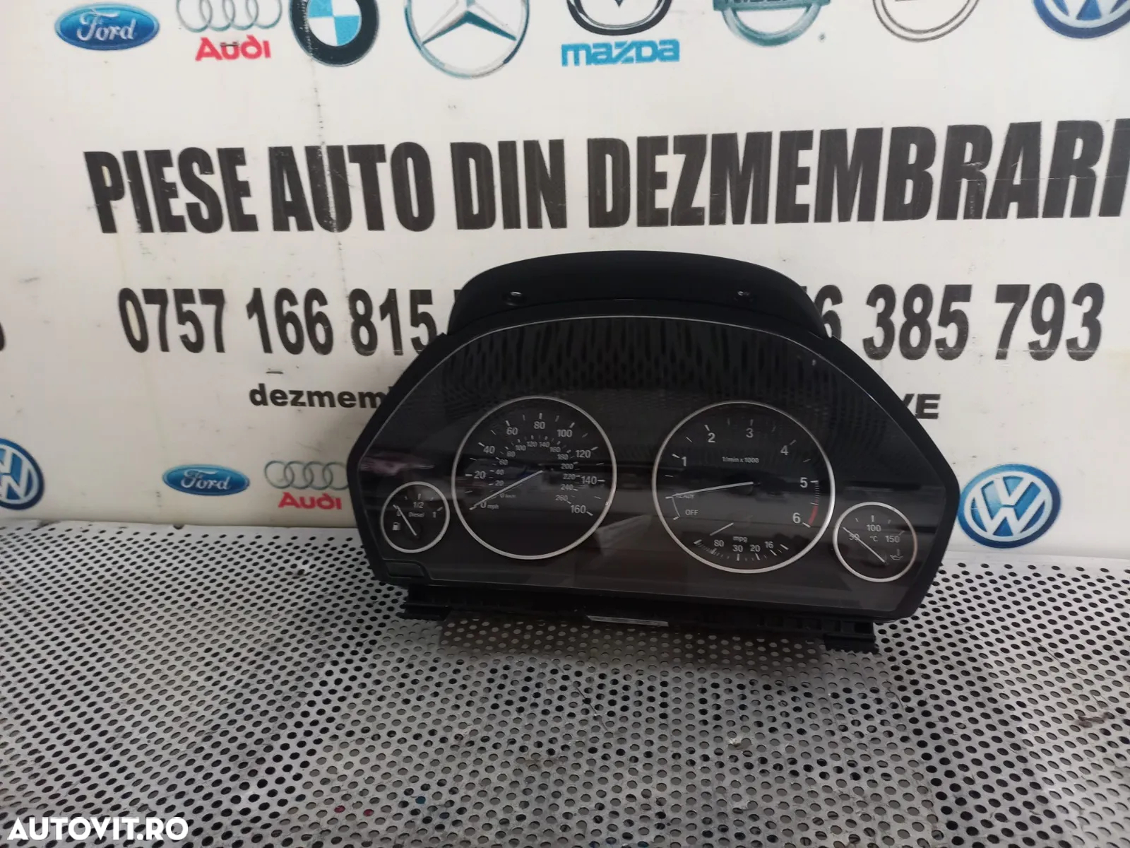 Ceasuri Bord Bmw F30 F31 Volan Dreapta Cod  2.0 Diesel N47 Manual - Dezmembrari Arad - 5