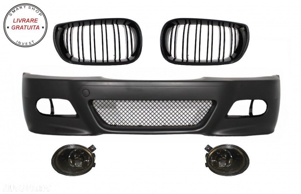 Bara Fata cu Proiectoare Lumini de Ceata si Grile Centrale BMW 3 Series Coupe Cabr- livrare gratuita - 1