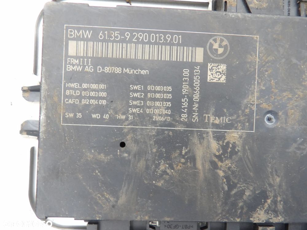 BMW MODUŁ STEROWNIK ŚWIATEŁ - 9290013 - 1