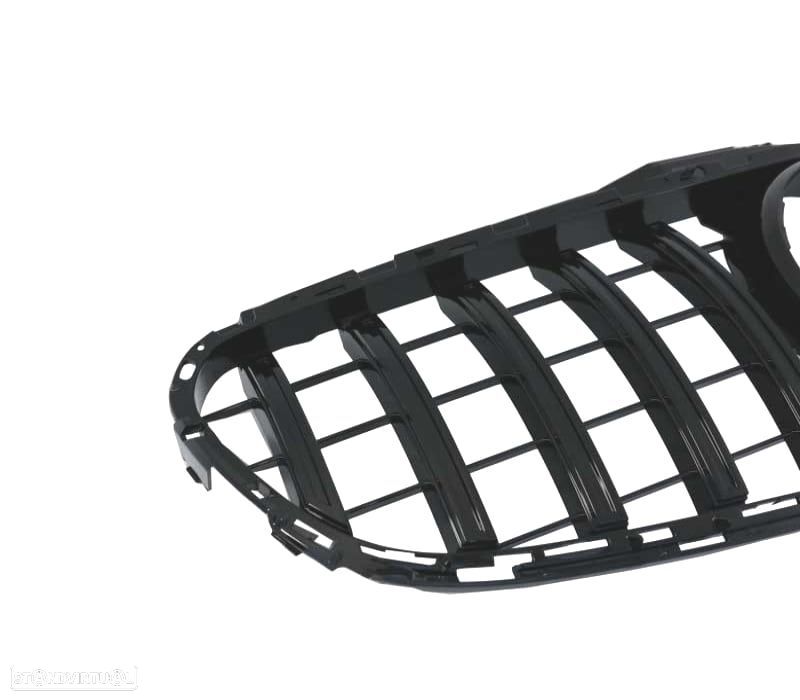 GRELHA MERCEDES CLASE E W212 13-16 LOOK GT PRETO BRILHANTE - 5