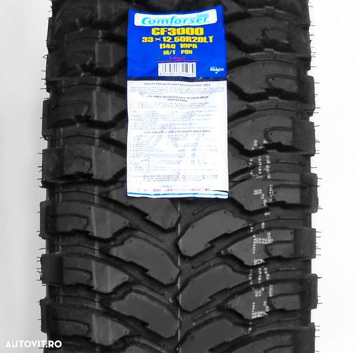 Anvelopa NOUA M+S* M/T Off Road 33X12.5R20 Comforser CF3000 114Q - 2